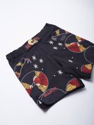 MANTO CORAL FIGHT SHORTS-black